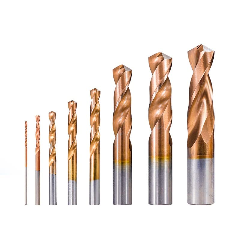 Broca Helicoidal De Carburo De Tungsteno, Revestimiento De TiCN, Taladro Sólido De Base De Carburo Para Perforación Metalúrgica Dura,10x35x65