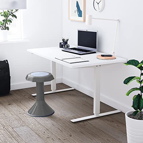 Image of ECR4Kids ACE Active Core Engagement Wobble Stool, 18-Inch Seat Height, Flexible Seating, Grey