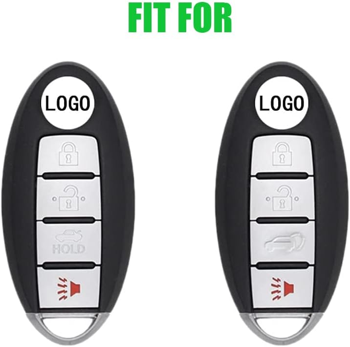 Leather Key Fob Case Cover Fit for Nissan Altima Maxima Murano GT-R Sentra Altima Rogue for Infiniti FX X G JX M Q