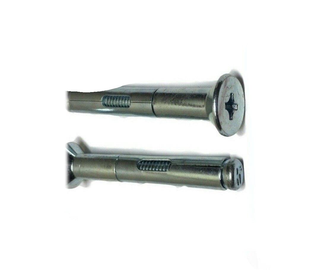 Pr-Mch 100, 1/4" x 4" Flat Head Phillips Concrete Sleeve Anchors Zinc Plated Set Kit #DR-D5564D