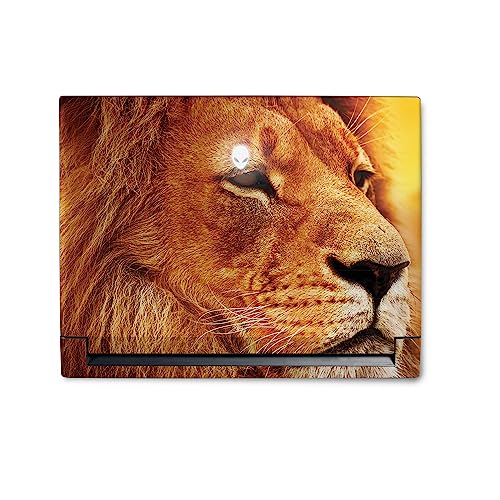Image of MightySkins Skin Compatible with Alienware M18 R1 (2023) Full Wrap Kit - Lion Pride | Protective, Durable, and Unique Vinyl Decal wrap Cover | Easy to Apply & Change Styles | Made in The USA