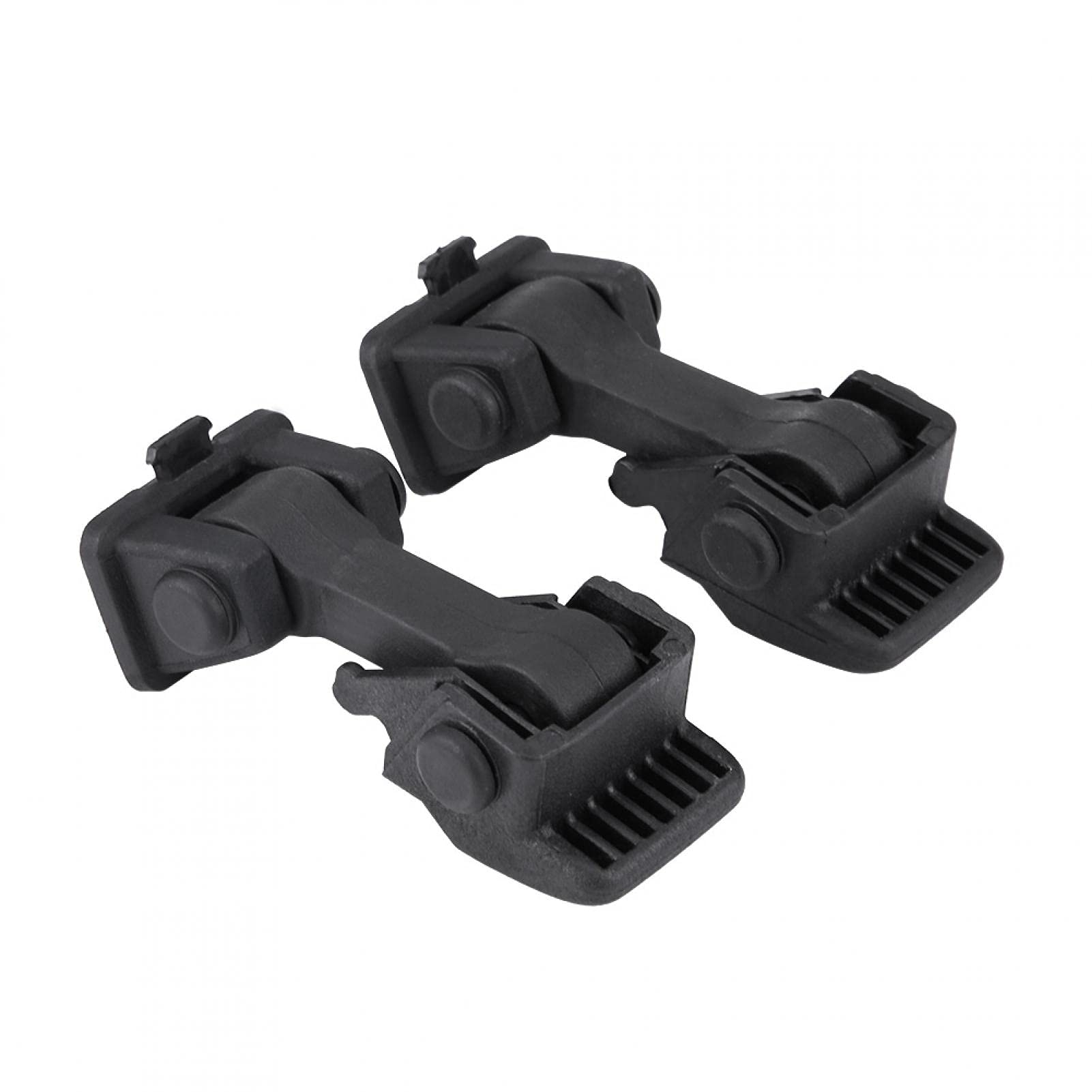 Qiilu Ganci Cofano Adatto per tj Ganci Cofano Adatto per tj Chiusure con Chiusura a Cappuccio, 2 Set di Chiusure e staffe di Sicurezza con Chiusura a Cappuccio per Auto TJ 97-06