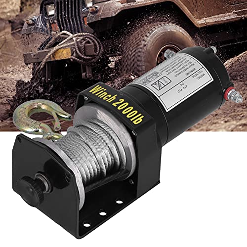 Winche Eléctrico 2000LB con Motor y Control Cableado miniatura 2