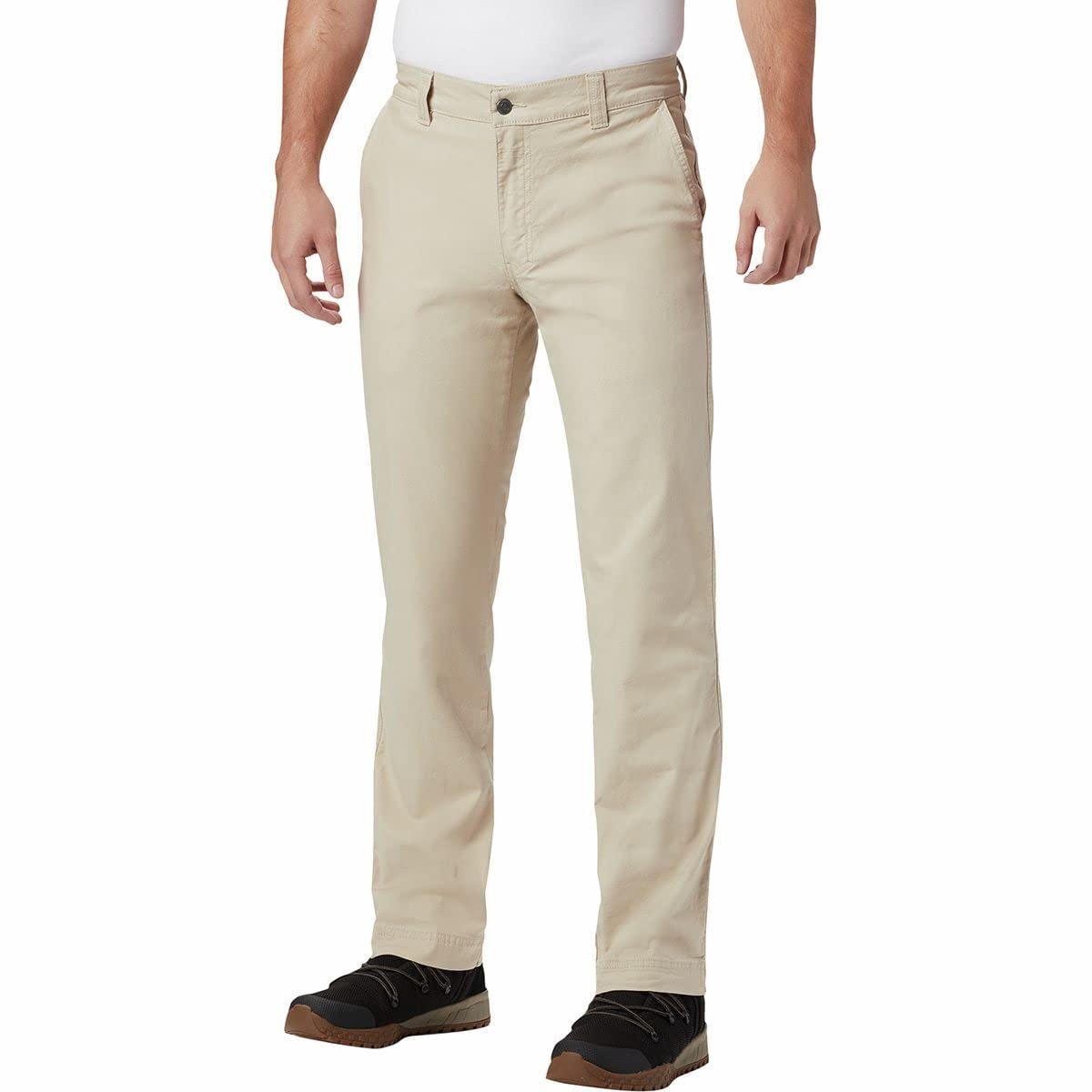 Columbia Men's Flex ROC Pant Hiking, Fossil, 40W x 34L