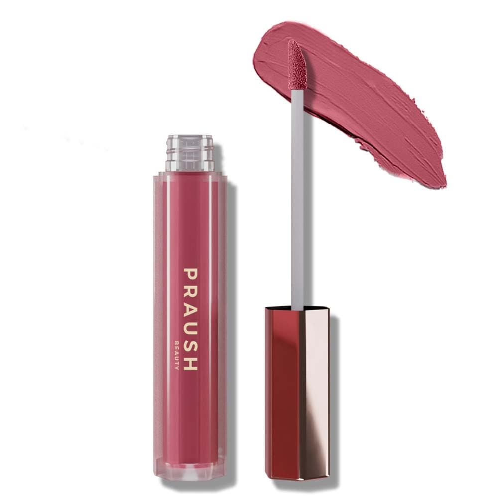 PRAUSH (Formerly Plume) Luxe Matte Liquid Lipstick Super Hydrating and Long Lasting, Looker