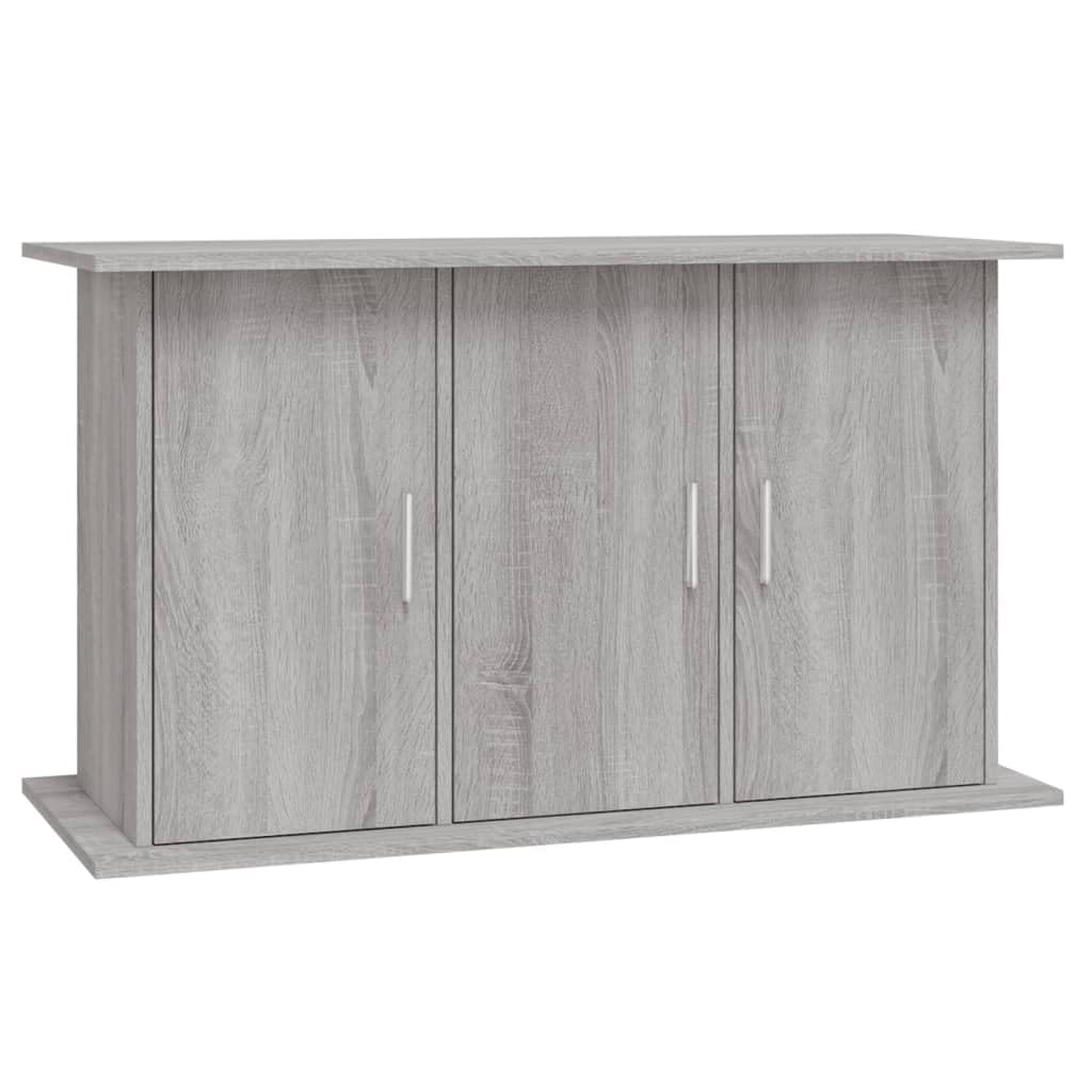 Aquariumständer Aquarium Tisch Möbel Aquarien Schrank Aquarium Unterschrank Aquarienunterschrank Terrarium Schrank Grau Sonoma 101x41x58 cm Holzwerkstoff