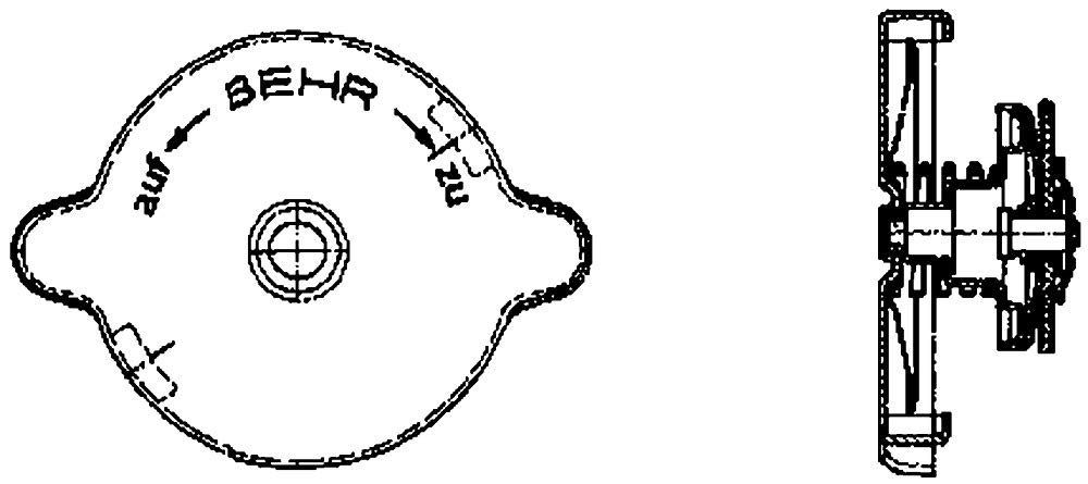 MAHLE Behr CRB 9 000P Radiator Cap