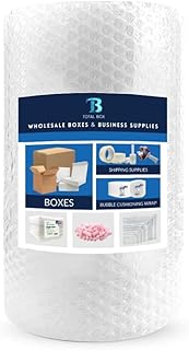 TotalBox Bubble Cushioning Wrap Roll, 12 inches x 35 ft (1 Pack)