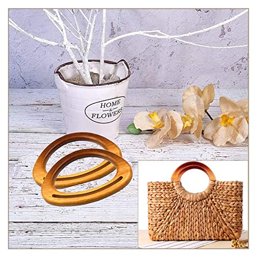2 Pezzo Manici per Borsa Bamboo Sostituzione