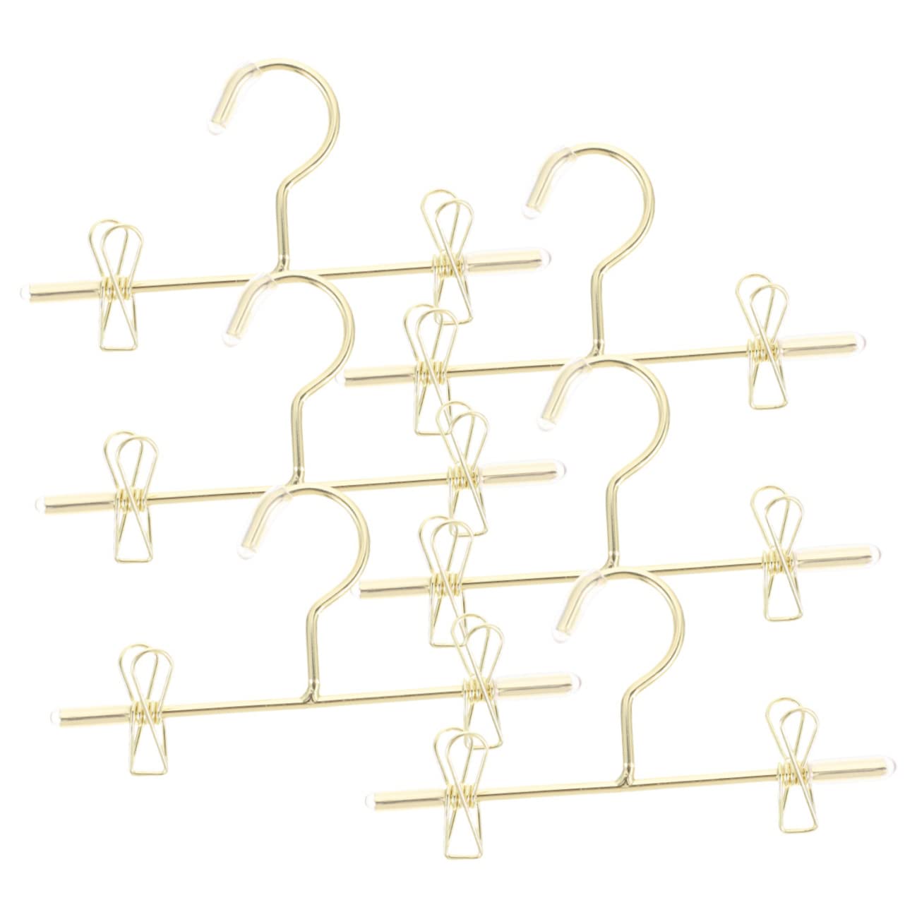 Ciieeo 6Pcs Mini Doll Clothes Hangers Garment Hangers for Doll Clothing Storage Design for Miniature Wardrobe Organization