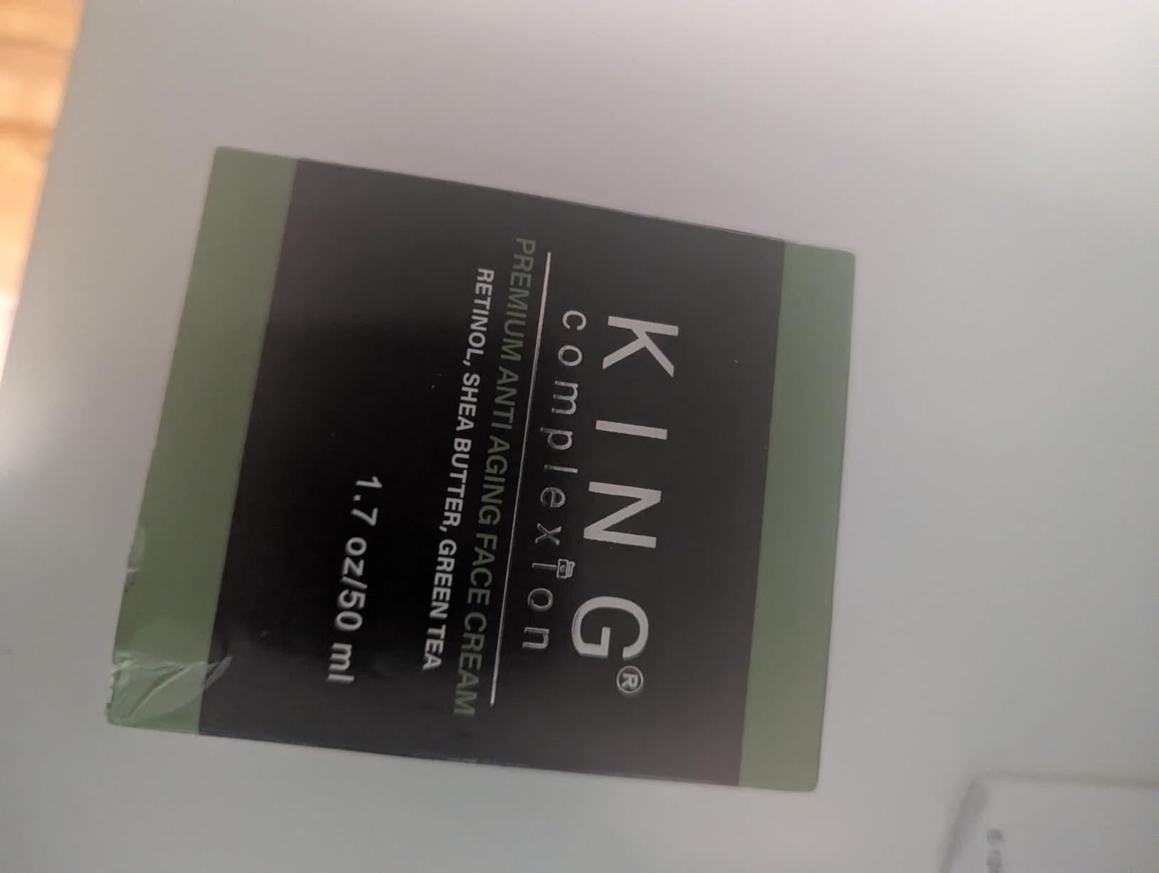 KING Complexion Mens Anti Aging Face Cream with Retinol – Organic Skin Care Face Moisturizer with Shea Butter – Non Greasy – Clean Ingredients, Lightweight – All Skin Types – Black Owned (1.7 oz)