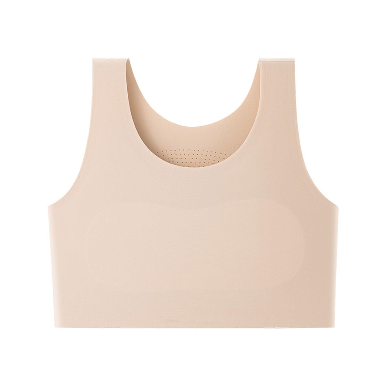 APGLSXY Seamless Invisible Bralette Chest Binder Transgender FTM Tran Elastic Bra Pullover Tanks Transgender Ftm Women Breathable Tanks
