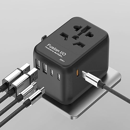 Miniatura 1 de (28W) - Cargador rápido sin bordes que anhela explorar el mundo Cargador universal para teléfonos inteligentes, portátiles, tabletas, cámaras,