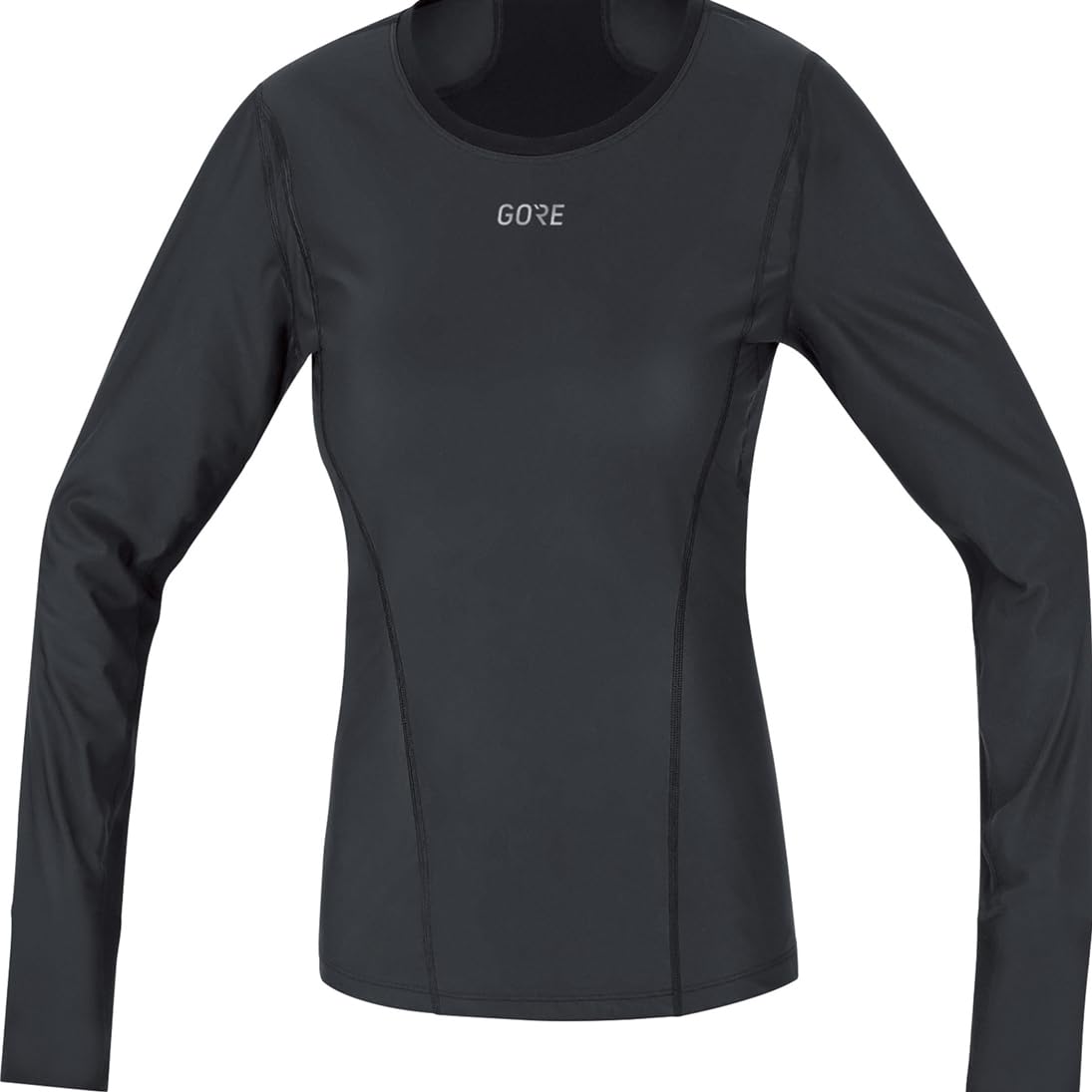 Gore Wear Women's Noir Windstopper Base Layer Thermo Long Sleeve Shirt Black
