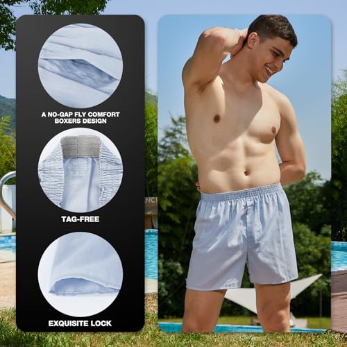 5Mayi Mens Underwear Boxers Cotton Underwear Mens Boxers for Men Pack S M L XL XXL4