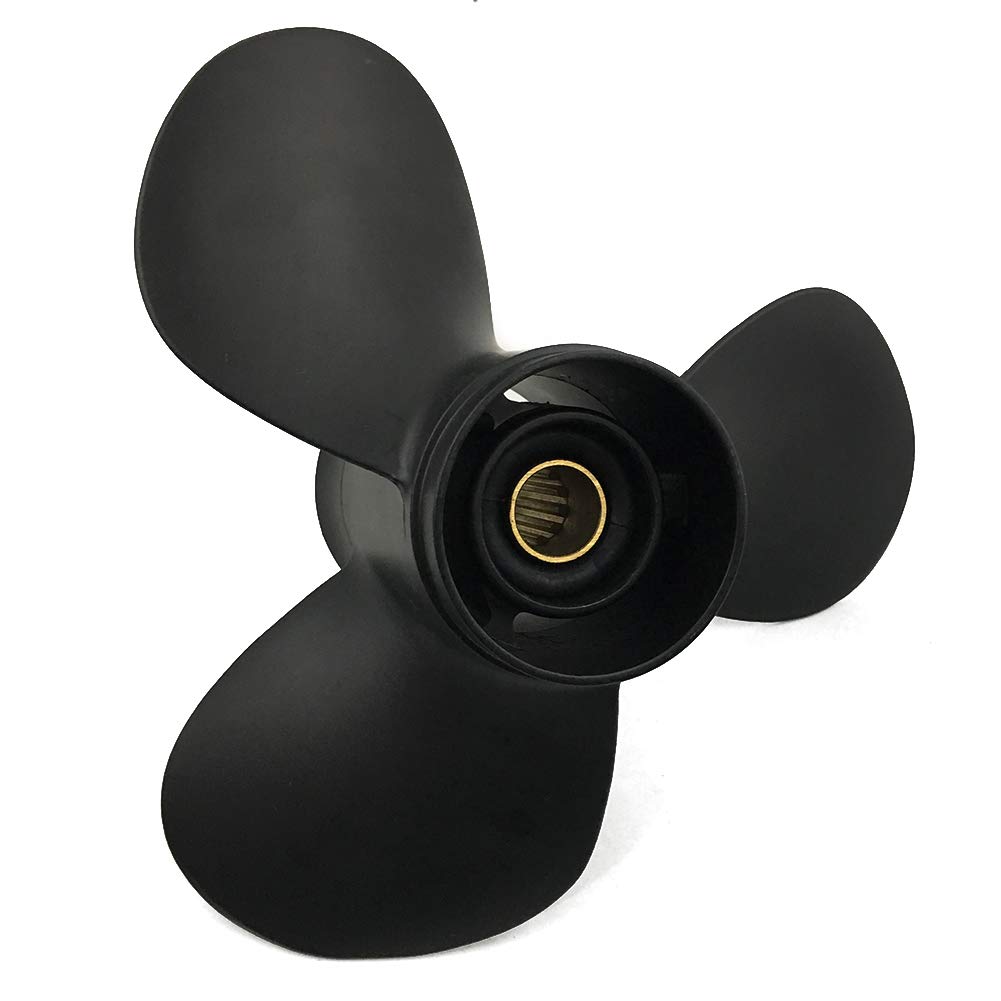 Capitán Propeller Fit Tohatsu Motores fueraborda 35-50HP Aluminio 13 Dientes Spline RH