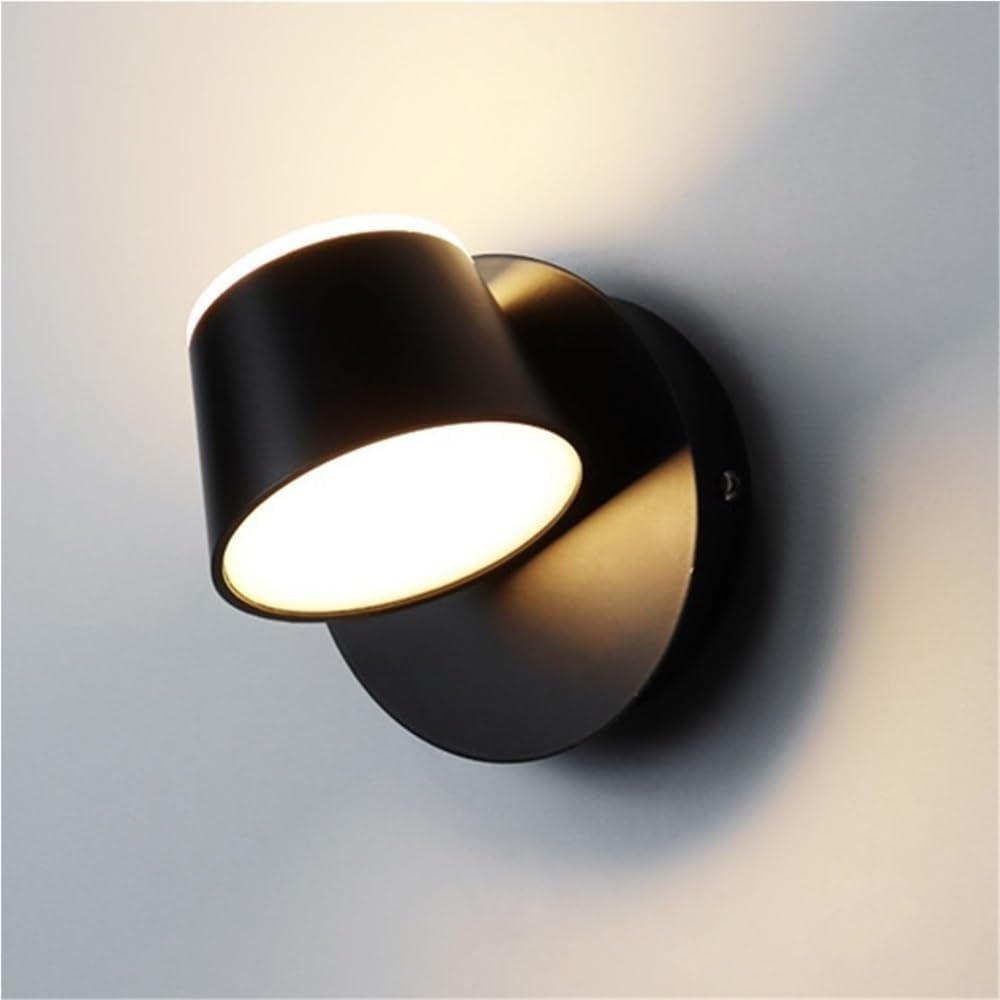 Lampa ścienna do sypialni w stylu nordyckim, akrylowa, z regulowanym kątem w górę i w dół, 3 kolory dostępne. Idealny do sypialni, co