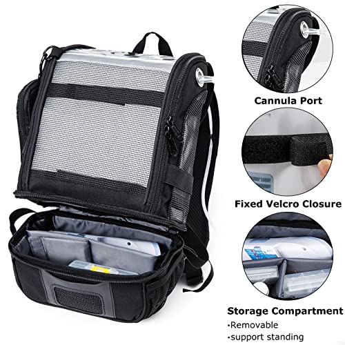 Image of BAGSFY Oxygen Concentrator Backpack for Inogen One G5, G3, Rove 6, Lightweight Machine Carrying Bag for Inogen One G5 Accessories and Battery.