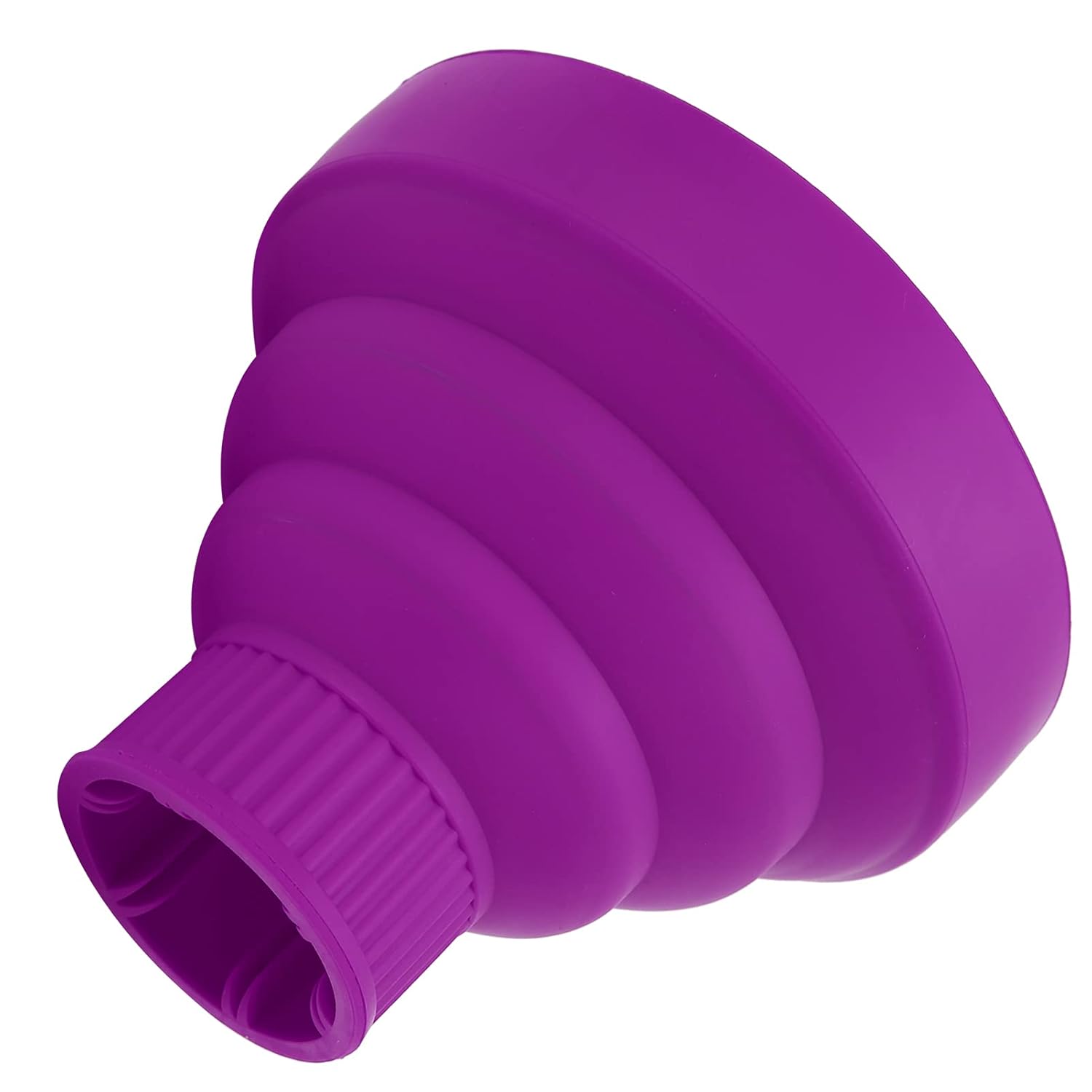 Difusor de secador de pelo, universal plegable, portátil, ligero, plegable, morado