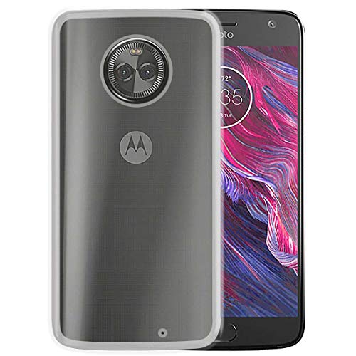 Image of Crystal Clear Back Case for Motorola Moto X4 | Raised Bumps for Camera & Screen Protection | Clear Soft Silicone Back Case Cover for Motorola Moto X4 (TPU | Transparent)