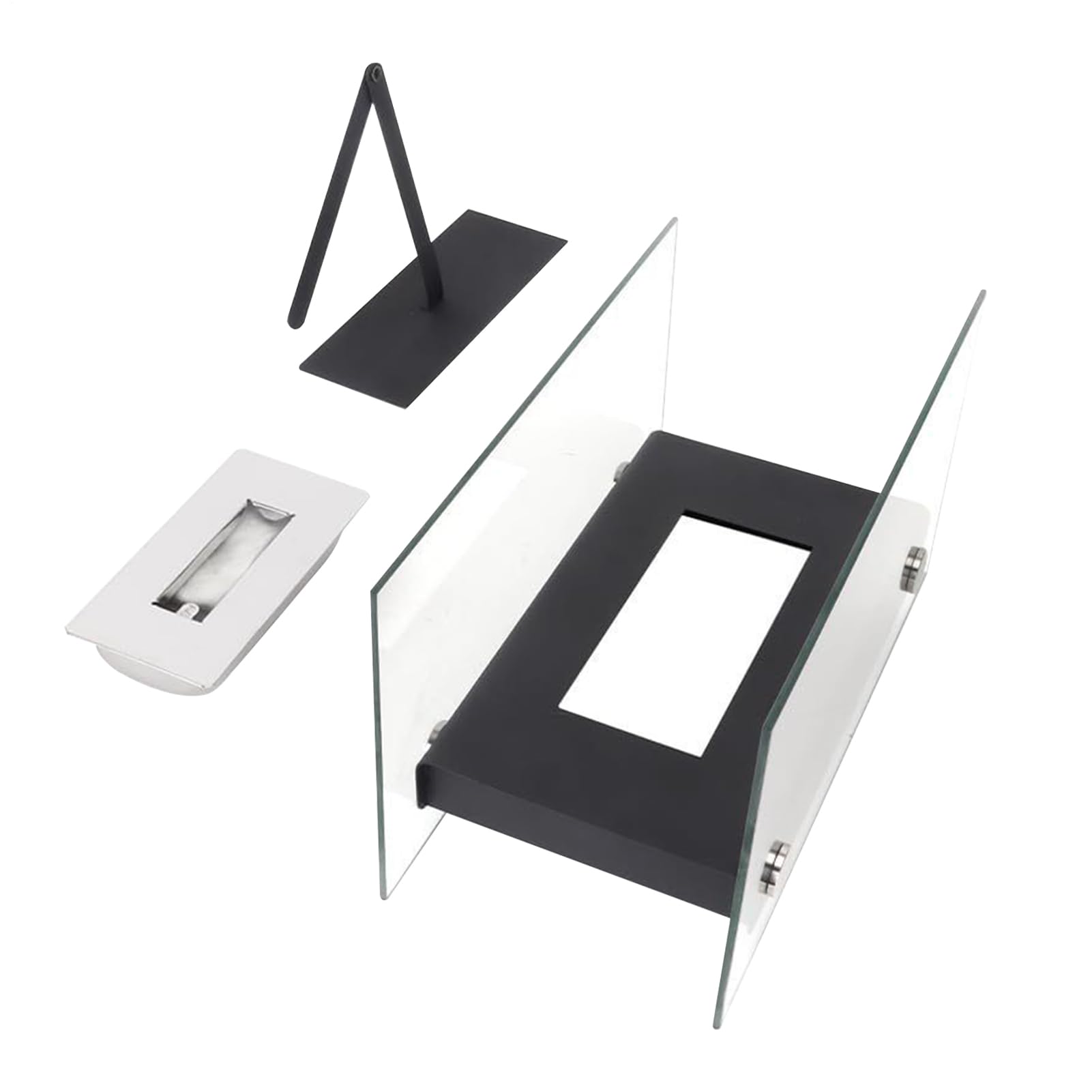 Chauffage de table pour terrasse extérieure et brasero portable réglable pour balcon et jardin