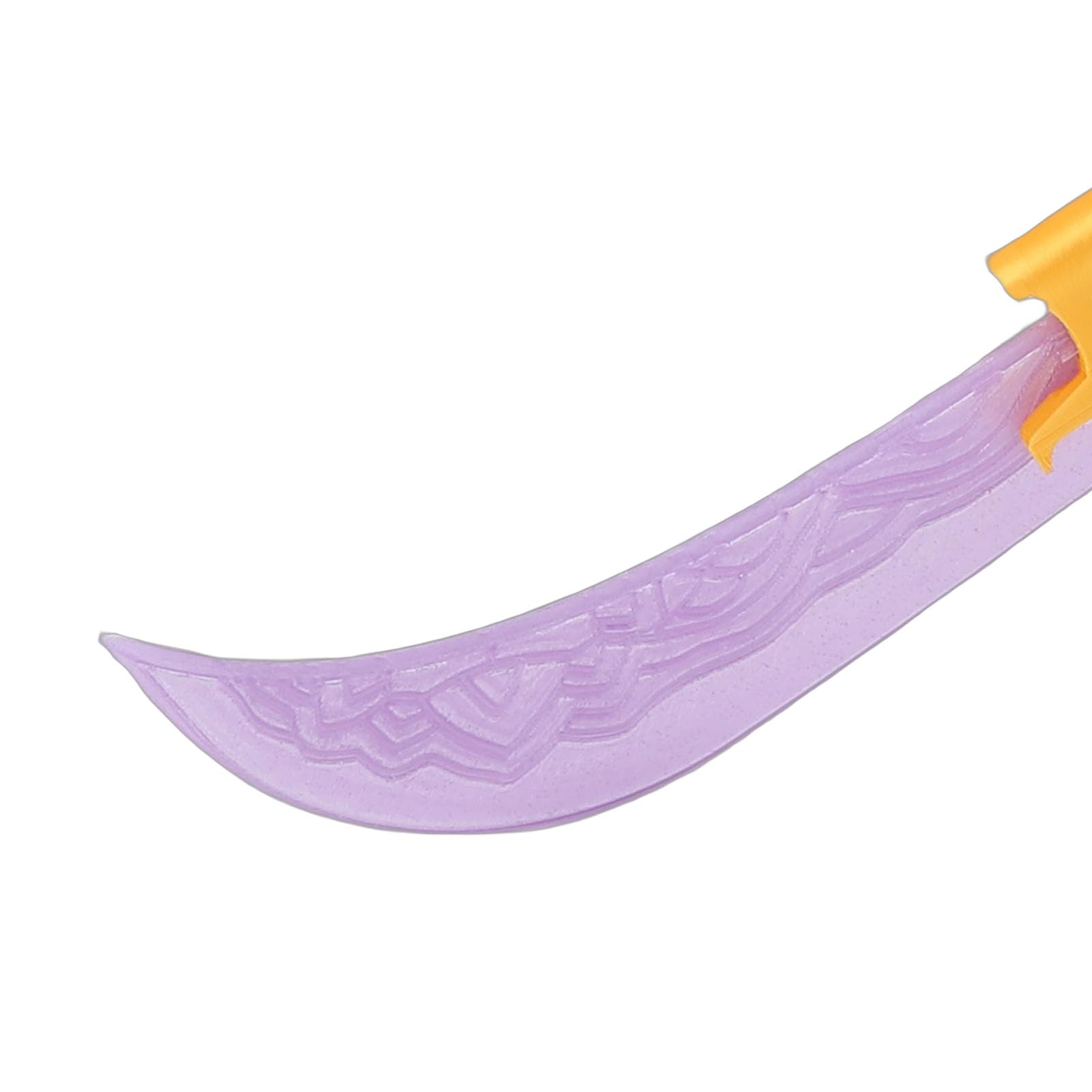 Sxhlseller Jouet de Hache imprimé en 3D pour Enfants, Accessoire de Costume PLA, Violet et Jaune, épée de Cosplay pour Fête et Jeu de Rôle