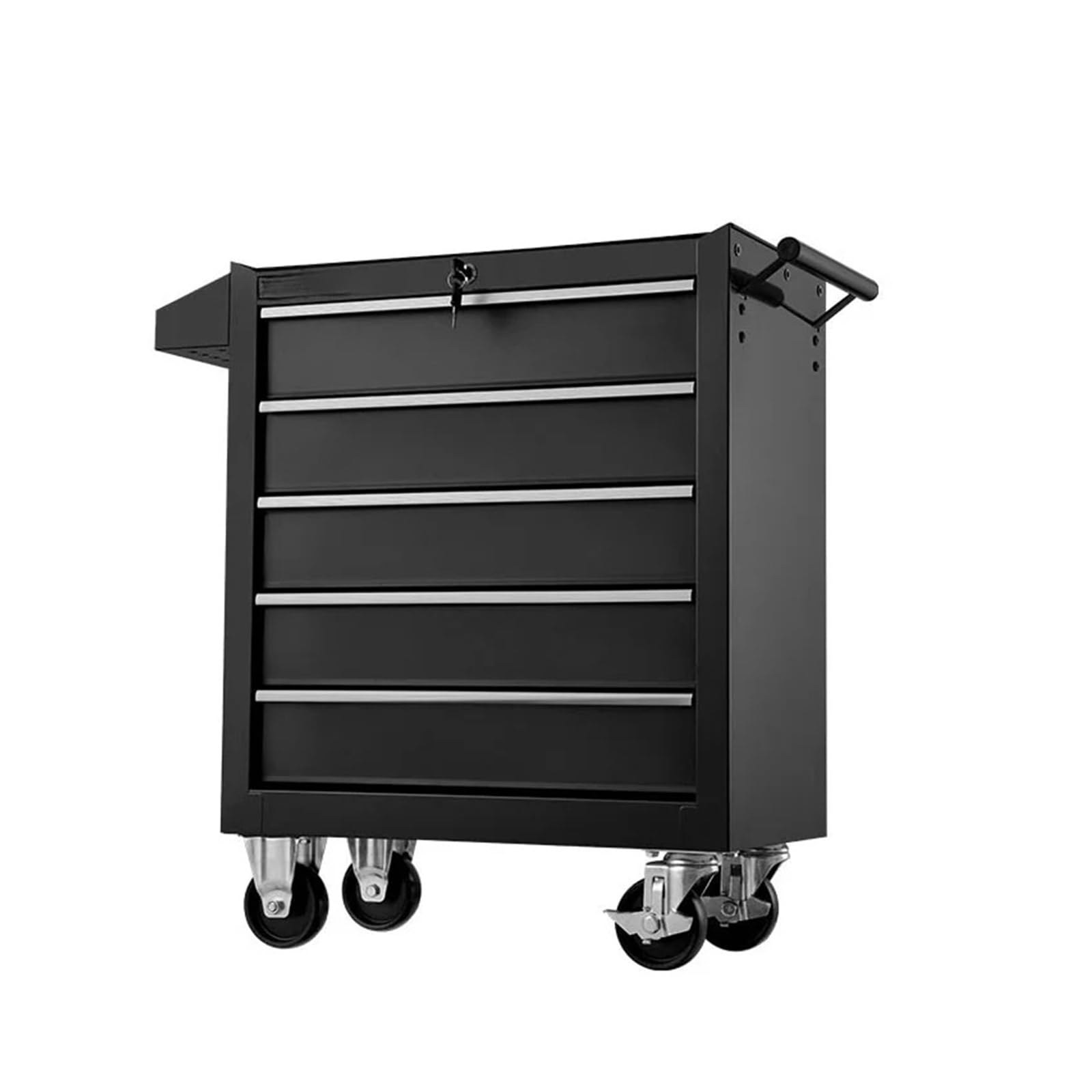 Carro de armario de herramientas, organizador de almacenamiento profesional para taller, tornillos y herramientas de garaje, carrito móvil resistente, dimensiones 78 x 33,5 x 79 cm, un color
