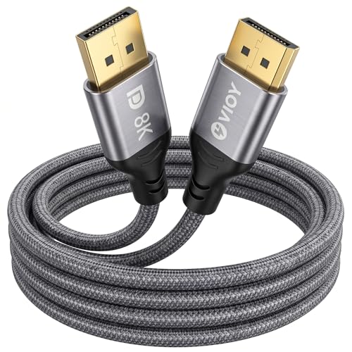 Cable DP a DP de alta velocidad VIOY compatible con 2K a 240HZ y monitor de juegos de 20 pies