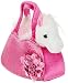 Aurora World Fancy Pals Plush Pink Pet Carrier Purse with White Pony