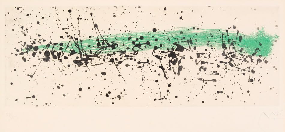 Peinture sur toile esthétique Joan Miro art abstrait pour sublimer un salon ou grand bureau