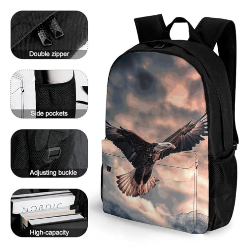 Mochila deportiva casual ligera unisex para senderismo miniatura 3
