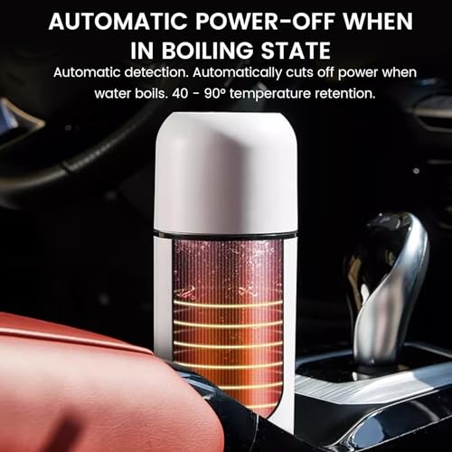 Hervidor eléctrico portátil 420ml con auto agitación miniatura 5