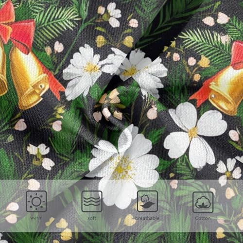 Fun Girls Underwear Toddler 2t Cotton Cute Panties Girl White Winter Flowers Green Kids Briefs Undies3