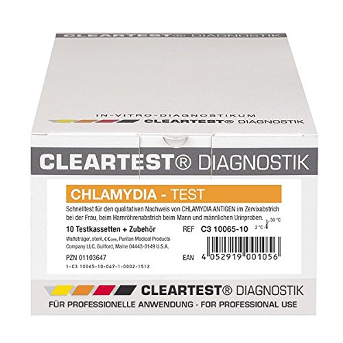 CLEARTEST 01103647 Chlamydia Komplettset (10-er Pack) Cover
