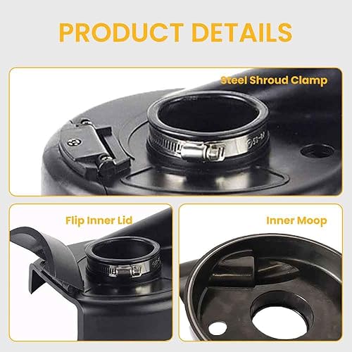 Miniatura 3 de Cubierta de polvo de pulido superficial universal de la amoladora angular de la cubierta del polvo de la cubierta de polvo de la cubierta de polvo