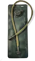 Bolsa de Hidratação 3L, Livre de BPA, com Válvula Anti-vazamento, Tampa Rosqueável, Tubo com Proteção Térmica, Verde