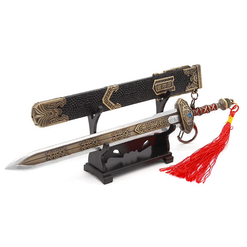 Amazon.com: NARAKA: BLADEPOINT Game Collection Longswords Metal Action  Figures Toys Sword Party Supplies Desk Decoration Backpack Pendant Gift  (Leaning Heaven) : Toys & Games