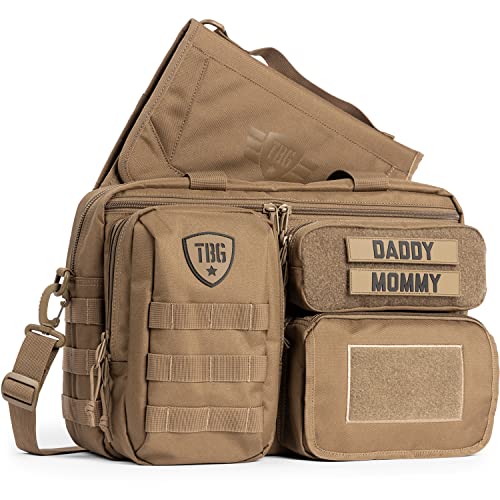 Image of Tactical Baby Gear 4th Gen Tactical Diaper Bag for Dads w/Included Changing Mat, Stroller Straps