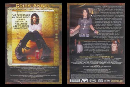 Criss Angel - Masterminds DVD Series - Volume One [Electronics]