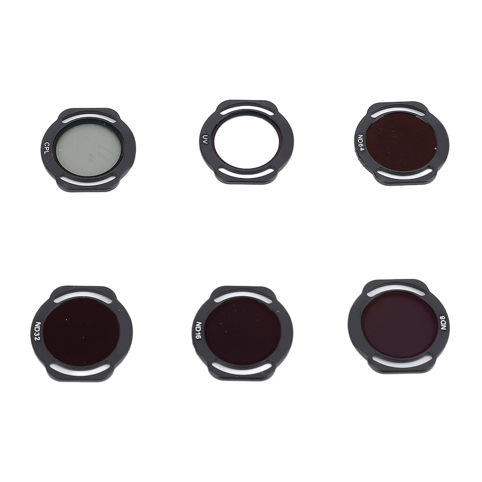 Ensemble de 6 Filtres UV CPL ND, pour Filtres Neo Drone, Revêtement Multicouche, Fixation Sécurisée, Verre Optique ND16 ND32 ND64 UV CPL Drone, Filtres D'objectif de Caméra pour