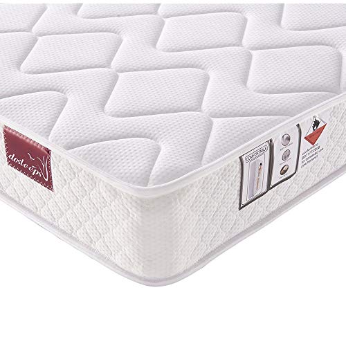 DOSLEEPS Single Mattress - Mattress 9-Zone Inner Spring Bed Mattress with Foam and 3D Breathable Fabric - Orthopaedic Mattress - Thickness: 7.5 Inch (3FT)