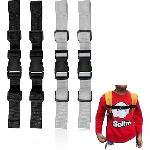 Adjustable Quick Release Backpack Strap 2Pack