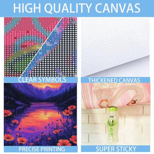 Peinture Diamant Kit Complet Grand Format 80x100cm