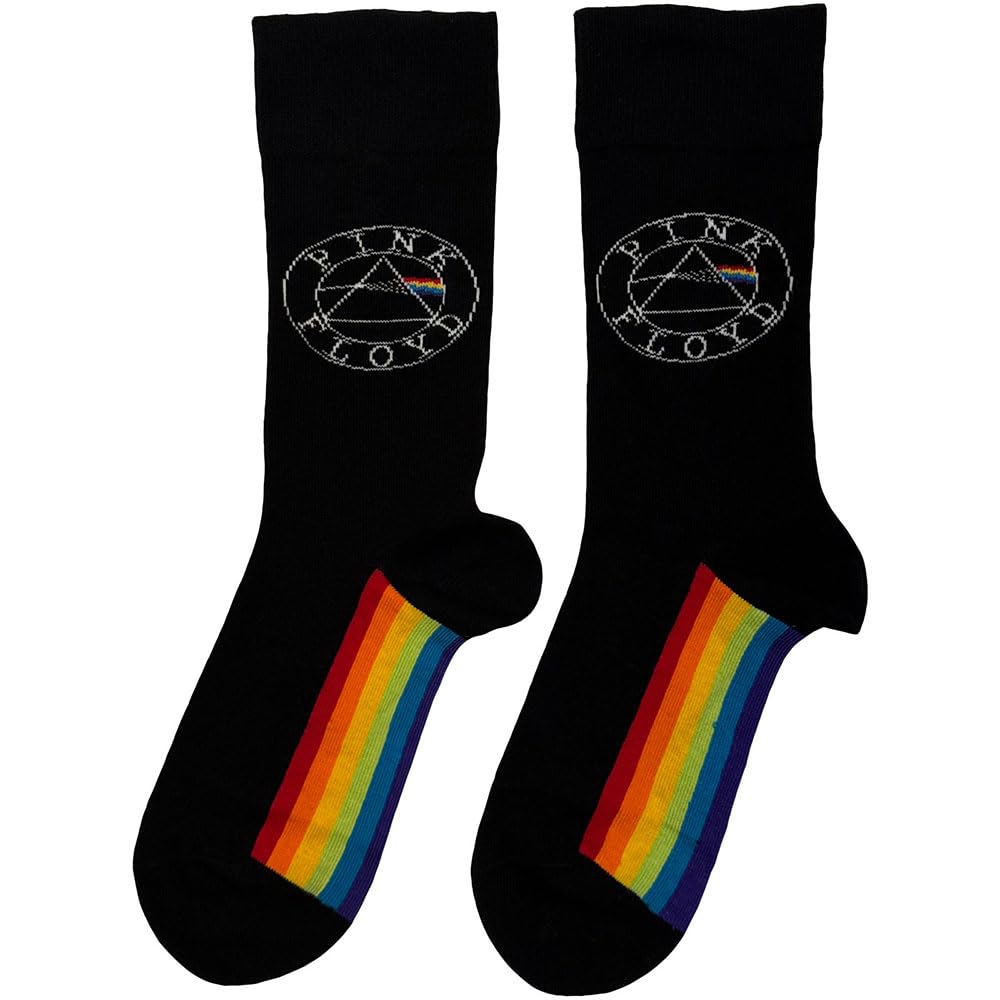 Paradiso Clothing Women's Pink Floyd Circle Logo Ankle Socks