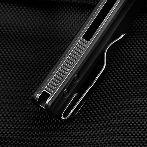Kizer Kobold 2.0 Edc Pocket Knife 3.66 Inches Black Stonewash 4V Steel Blade Folding Knife Black Aluminium Handle V3542.2A1 #TOP5
