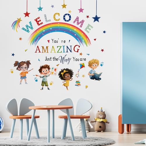 Vinilos Decorativos Reading Corner Rainbow para Niños miniatura 4