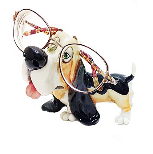 Bassett Hound Dog Breed Novelty Eyeglass Holder Stand