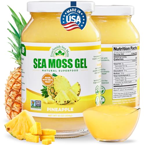 EverSmith Organics Wildcrafted Irish Sea Moss Gel (Pineapple)