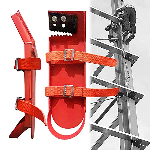 Column Climber Steel Column Climbing Shoes, Climb Quick/Stand Firm/Work Iron Shoes I-Beam Climbing Shoe Column Climbing Device Lets Works Climb Up and Down Steel Columns