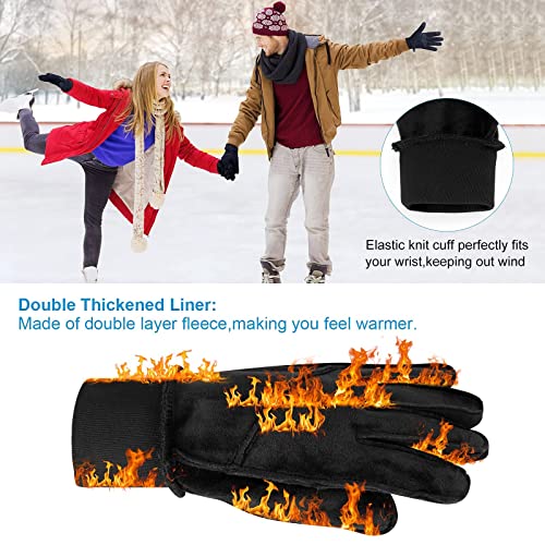 coskefy Winterhandschoenen voor dames en heren, winddicht, antislip, ademend, winterhandschoenen voor kamperen, wandelen, bergbeklimmen, fietsen, hardlopen, klimmen - Image 7